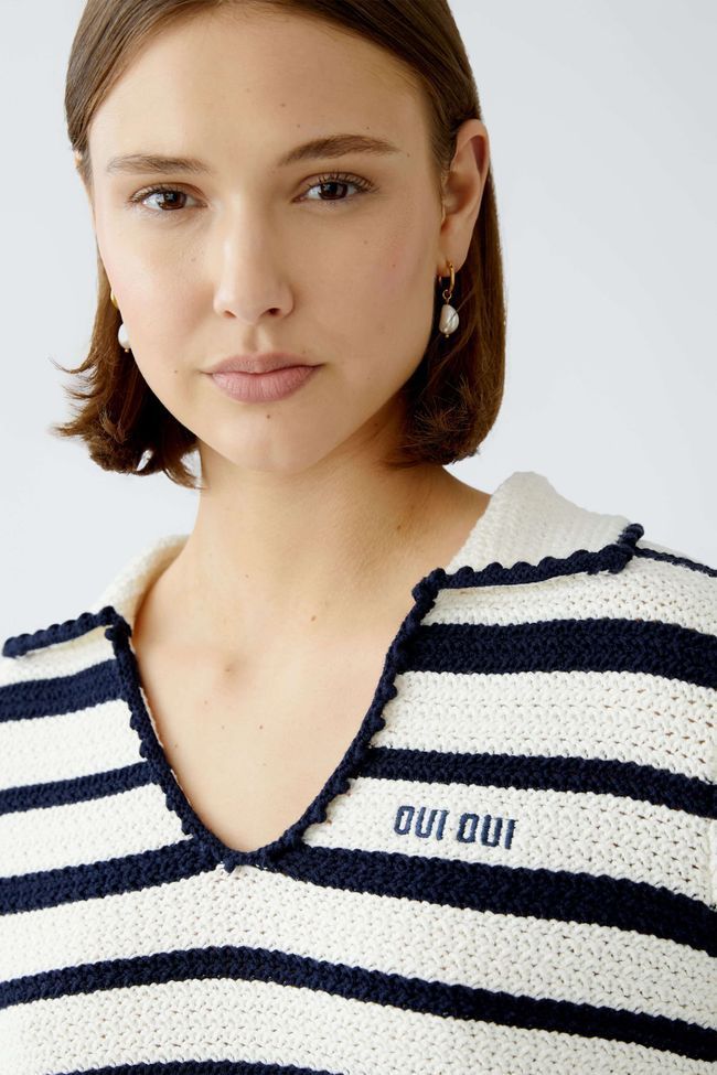 Поло женское OUI 91946 0105 Белый 34