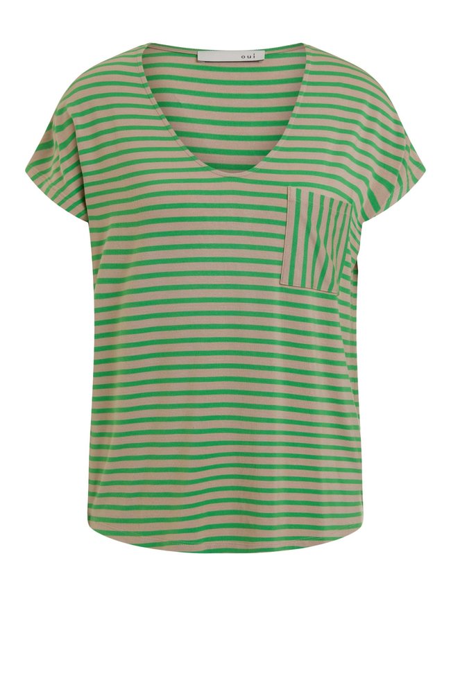 Женская футболка OUI 76052 0617 Зелёный 34