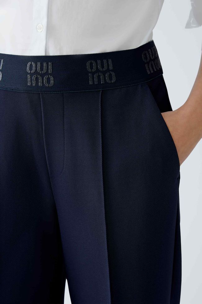 Женские брюки OUI 86917 5742 Синий 34