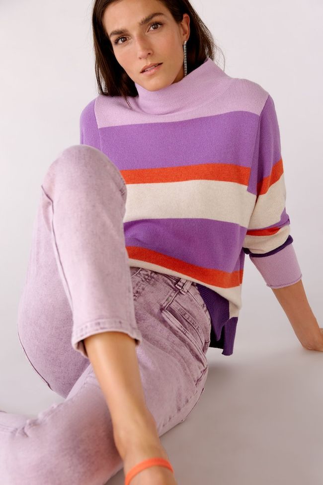 Жіночий светр OUI 78208 0423 Різнокольоровий 46