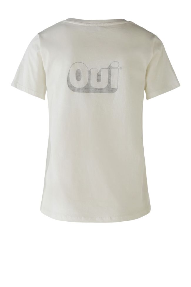 Жіноча футболка OUI 77115 1006 Біла 44